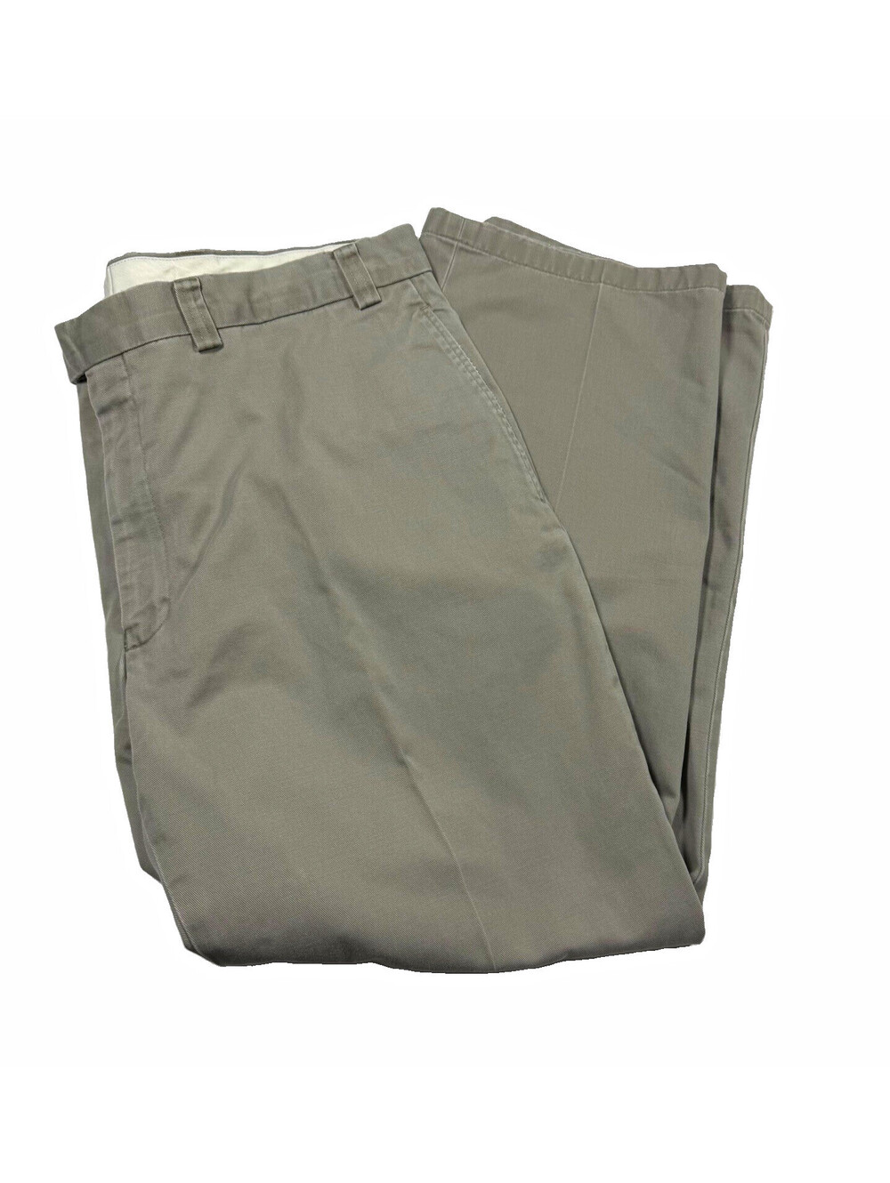 Lauren Ralph Lauren Classic Fit Chino Pants Gray Twill Straight Leg 36Wx29L